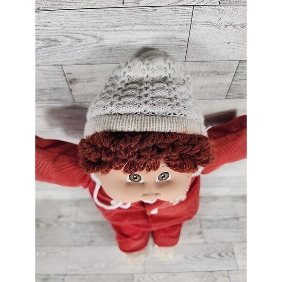 Vintage Cabbage Patch Kids Doll 1983 Red Corduroy Outfit 16" CBK 80s - Picture 2 of 14